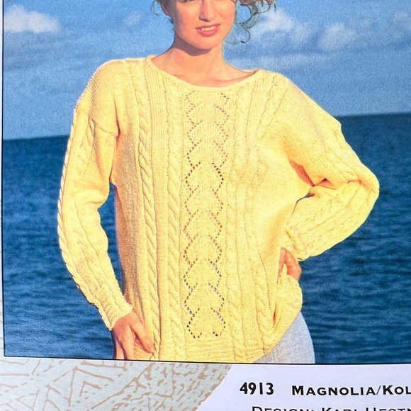 Dale Of Norway Designs Knitting Pattern Book Women Sweater NR 49 DaleGarn Adult - Picture 15 of 16